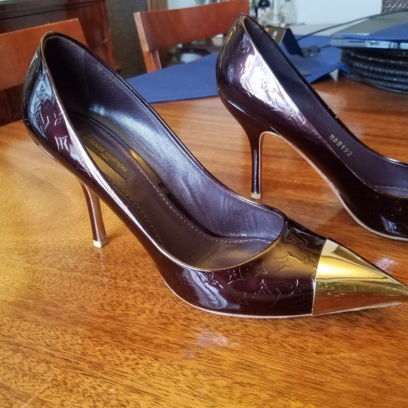 SOLD@! Louis Vuitton Amarante Monogram Vernis A - Picture 12 of 12